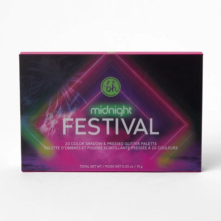 BH Cosmetics Midnight Festival 20 Color Shadow Pressed Glitter In Pakistan