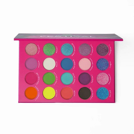 BH Cosmetics Midnight Festival 20 Color Shadow Pressed Glitter In Pakistan