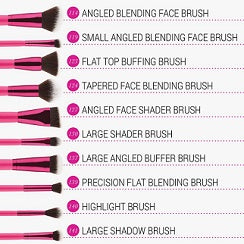 BH Cosmetics - Midnight Festival - 10 Piece Brush Set