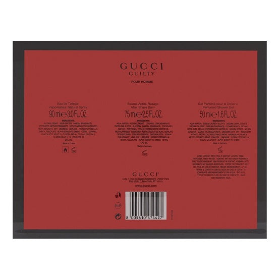 Gucci Guilty By Gucci For Men 3 Piece Set Price In Pakistan