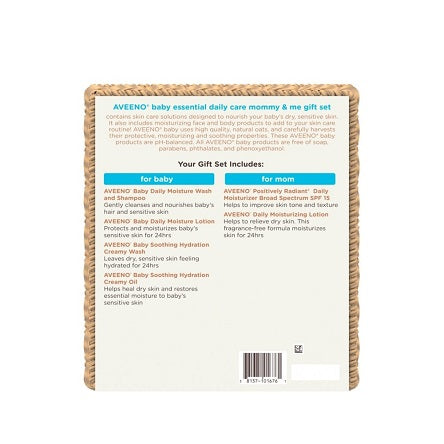 Aveeno - Baby Essential Daily Care Baby & Mommy Giftset
