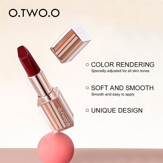 O.TWO.O - Gorgeous Lipstick - 06 Wine Red Rose