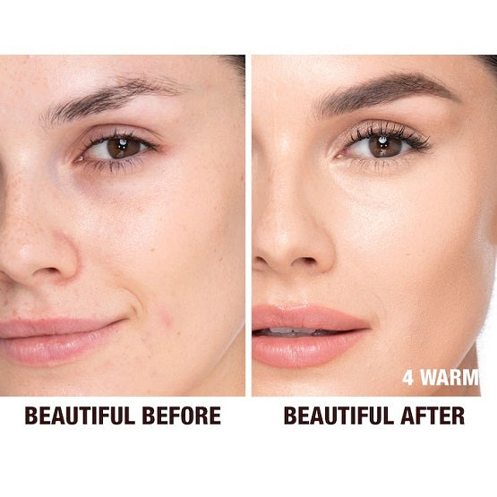 CHARLOTTE TILBURY - Beautiful Skin Medium Coverage Liquid Foundation with Hyaluronic Acid - 4 Warm/Chaud