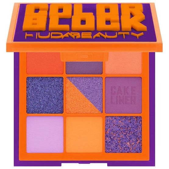 HUDA BEAUTY - Color Block Obsessions Eyeshadow Palette - Orange & Purple