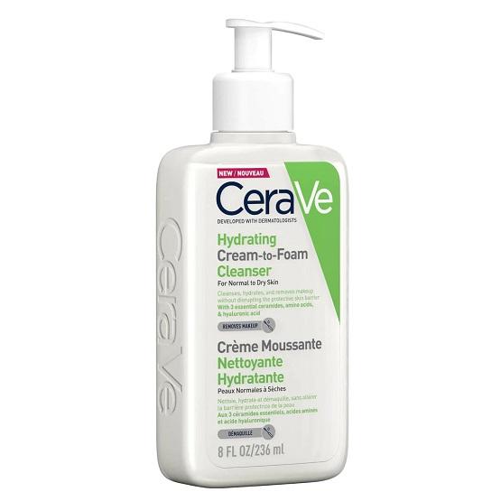 CERAVE - Hydrating Cream To Foam Cleanser - 236ml