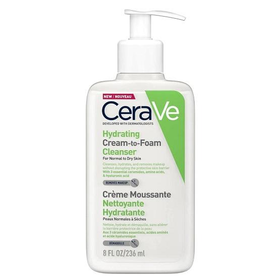 CERAVE - Hydrating Cream To Foam Cleanser - 236ml