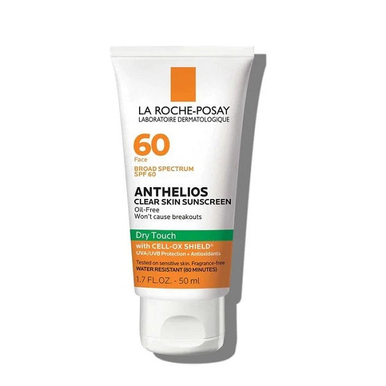 LA ROCHE POSAY - Anthelios Clear Skin Oil Free Sunscreen SPF 60 Dry Touch- 50ml