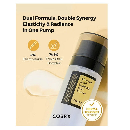 COSRX - Advanced Snail Radiance Dual Essence - 80ml