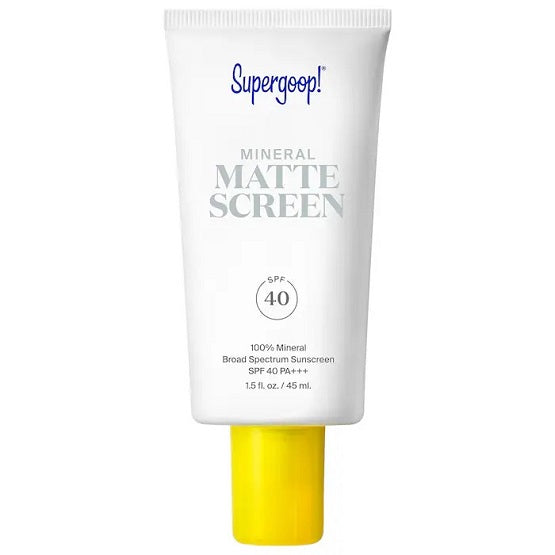 SUPERGOOP - 100% Mineral Mattescreen Sunscreen SPF 40 - 45ML (MBAN)