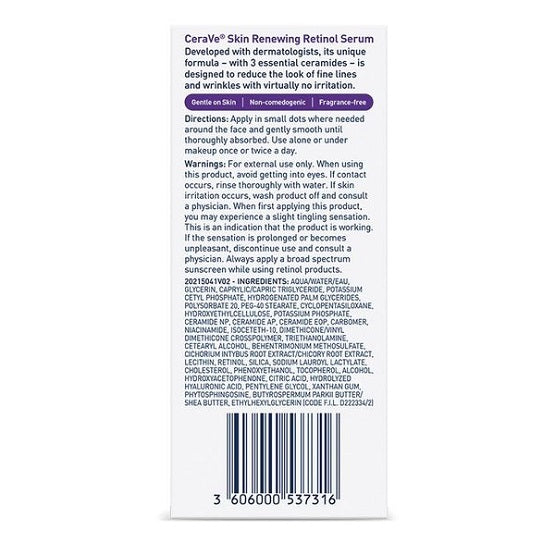 CERAVE - Skin Renewing Retinol Serum - 30ML (MD)