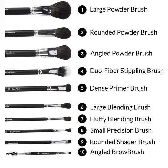 BH COSMETICS Ultimate Essentials 10 Piece Brush Set Price In Pakistan