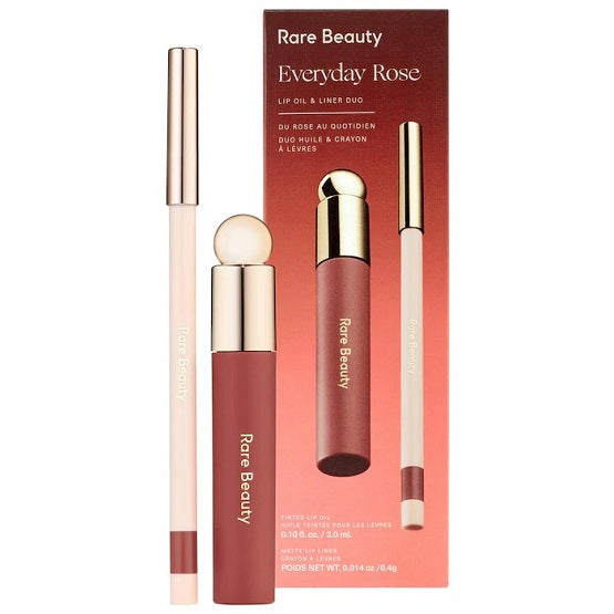 RARE BEAUTY - Everyday Rose Lip Oil & Liner Duo (GG)