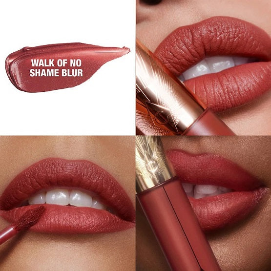 CHARLOTTE TILBURY - Airbrush Flawless Matte Lip Blur Liquid Lipstick - Walk Of No Shame Blur