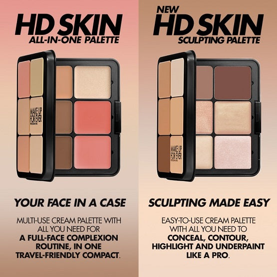 MAKE UP FOR EVER - HD Skin All In One Face Palette - Harmony 1