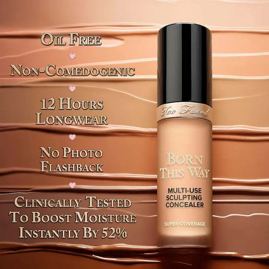 TOO FACED - Born This Way Super Coverage Multi-Use Concealer - Golden Beige