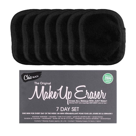 The Original - MakeUp Eraser - Chic Black- 7 Day Set