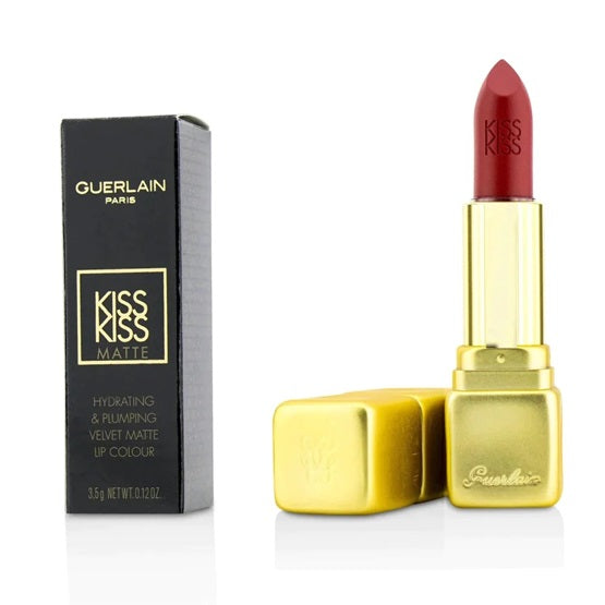 Guerlain Paris - Kiss Kiss Matte Lipstick - M330 Spicy Burgundy