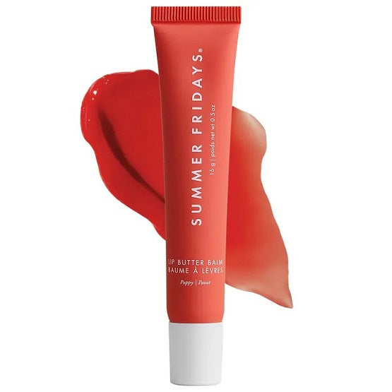 SUMMER FRIDAYS - Lip Butter Balm for Hydration & Shine - Poppy