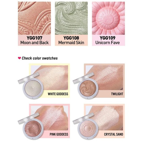 J.cat - You Glow Girl Baked Highlighter - Moonlight (IMIPK)