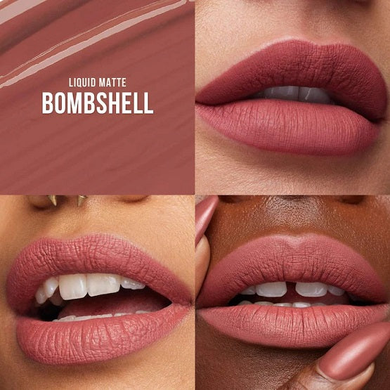 HUDA BEAUTY - Bombshell Lip Liner and Liquid Lipstick Set