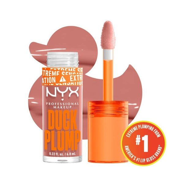 NYX - Duck Plump High Pigment Plumping Lip Gloss - 02 BANGIN BARE