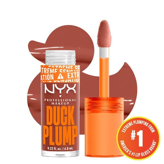 NYX - Duck Plump High Pigment Plumping Lip Gloss - BROWN OF APPLAUSE