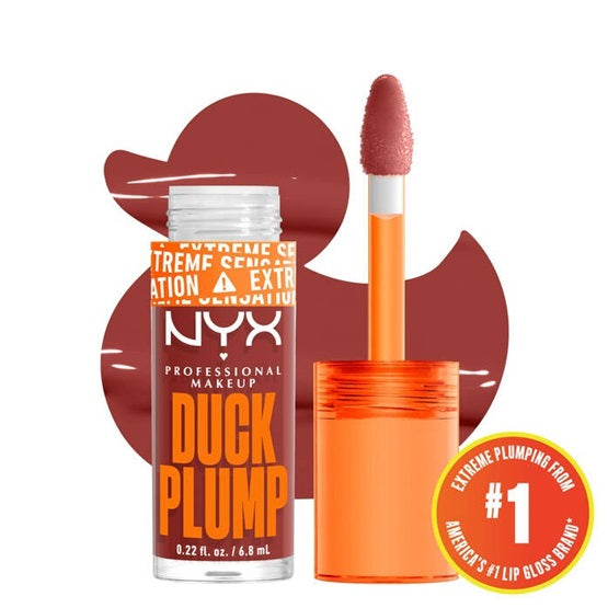 NYX - Duck Plump High Pigment Plumping Lip Gloss - 06 BRICK OF TIME