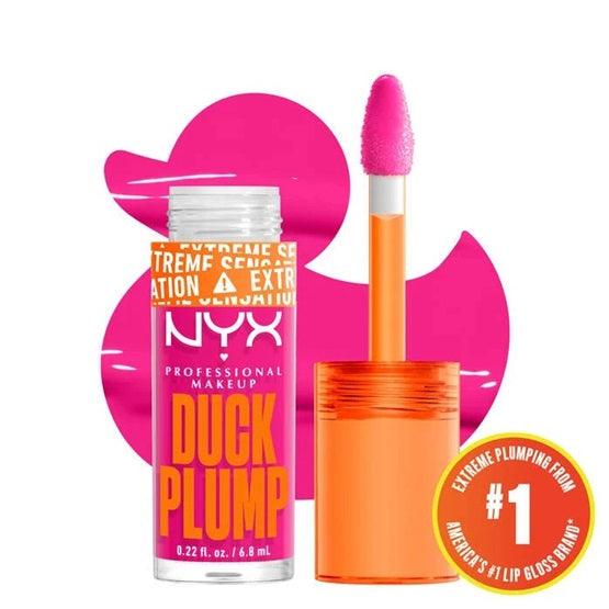 NYX - Duck Plump High Pigment Plumping Lip Gloss  - 12 BUBBLEGUM BAE