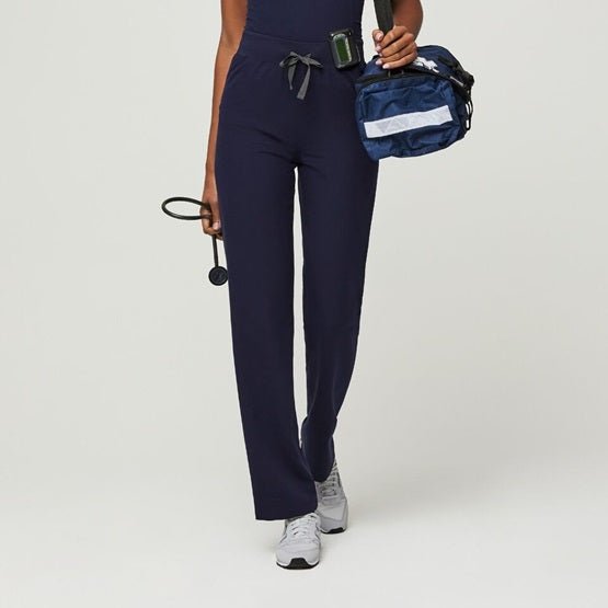FIGS - High Waisted Livingston Basic Scrub Pants - Medium/Regular/Navy (Women)