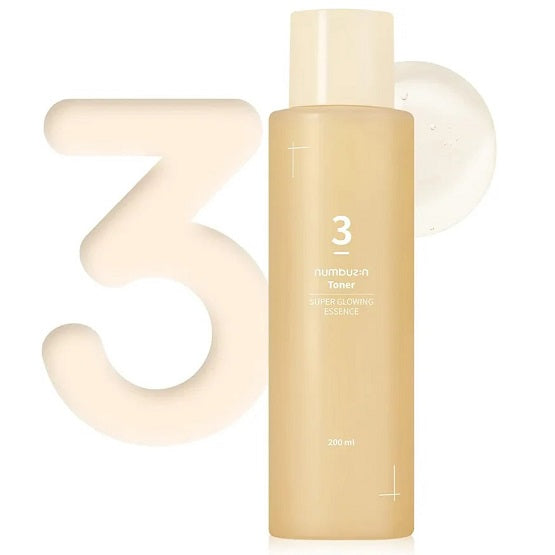 Numbuzin - No.3 Super Glowing Essence Toner - 200ml