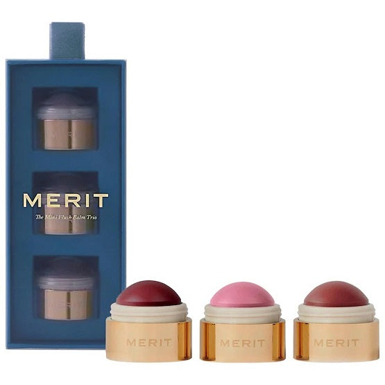 MERIT - Mini Flush Balm Cream Blush Trio Set