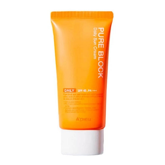 A'PIEU - Pure Block Natural Daily Sun Cream SPF45 PA+++ - 50ML