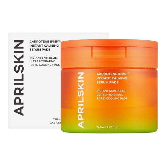 APRILSKIN - Carrotene IPMP Instant Calming Serum Pads - 80pcs (220ml)