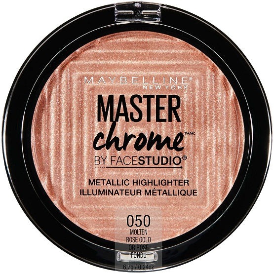 MAYBELLINE - Master Chrome Metallic Highlighter - Molten Rose Gold 050