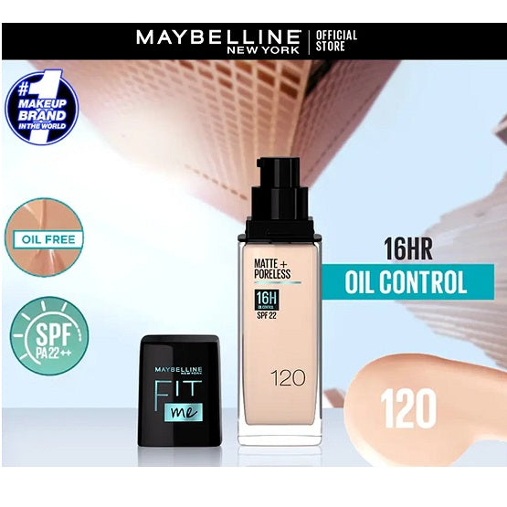 Maybelline - Fit Me Matte + Poreless Foundation SPF 22 - 120