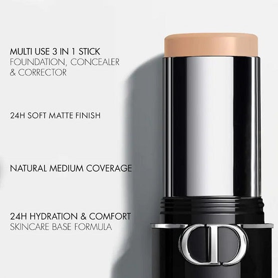 DIOR - Forever Skin Perfect 24H Multi-Use Foundation Stick - 1 W Warm