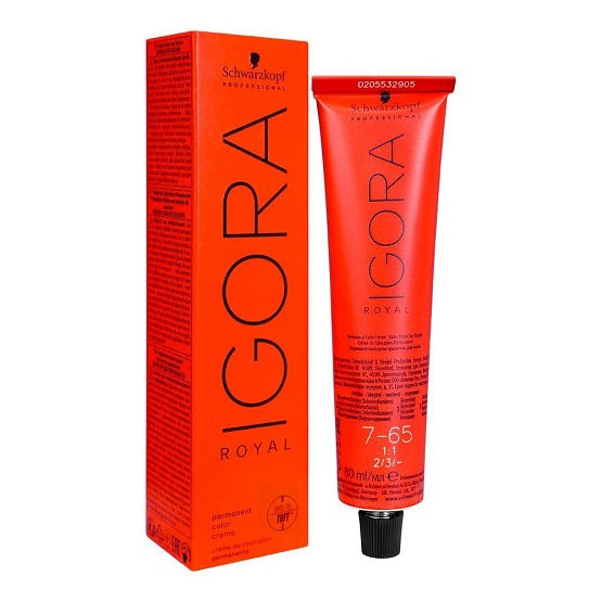 Schwarzkopf - Igora Royal Hair Color 7-65 - Medium Blonde Chocolate Gold