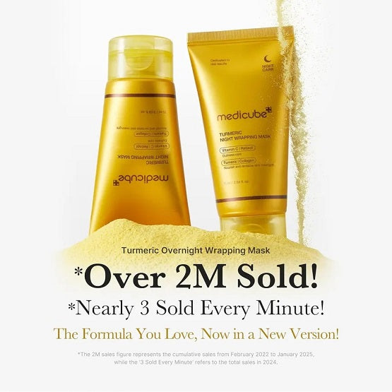 MEDICUBE - Kojic Acid Turmeric Night Wrapping Mask - 75ml