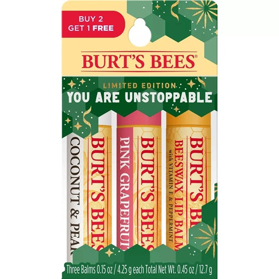 BURT'S BEES - Lip Balm Trio - You Are Unstoppable