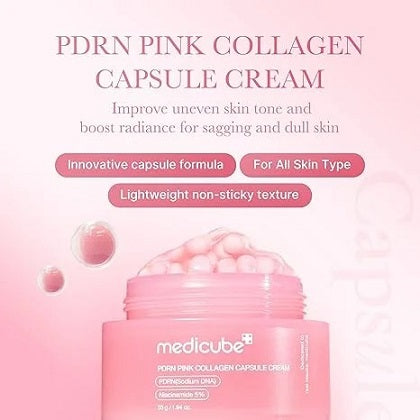 MEDICUBE - PDRN Pink Collagen Capsule Cream - 55G