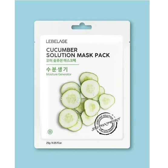 Lebelage - Cucumber Solution Mask Pack - 25g