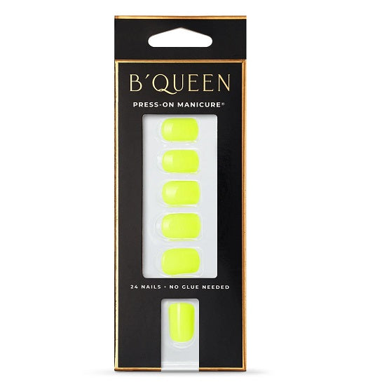B'QUEEN - Solid Nails - Neon Yellow