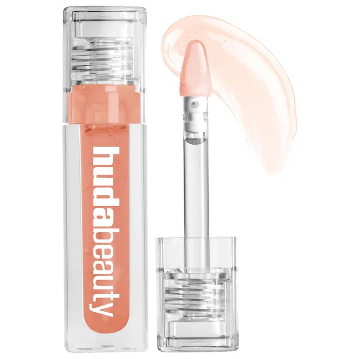 HUDA BEAUTY - Faux Filler Ultra-Hydrating Tinted Jelly Lip Oil - Juicy Peach