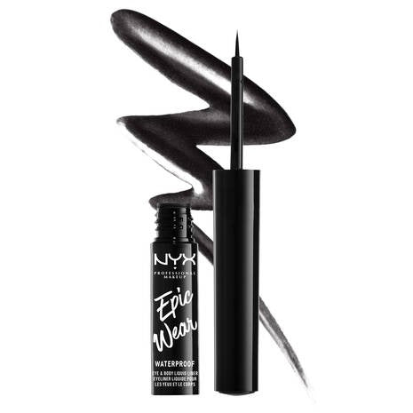 NYX - Epic Wear Metallic Liquid Liner - 01 - Black Metal