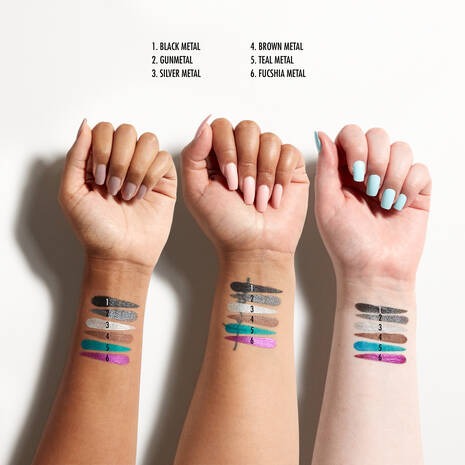 NYX - Epic Wear Metallic Liquid Liner - 01 - Black Metal