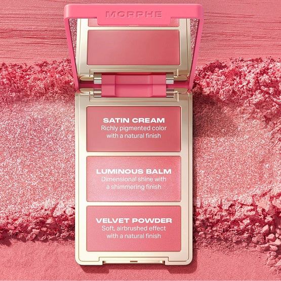 MORPHE - Cheek Thrills Multi-Finish Face Trio - Apres-Ski