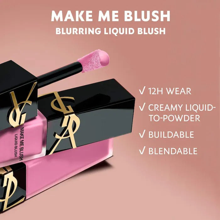YSL - Make Me Blush 12H Blurring Liquid Blush - 66 Fuchsia Fling