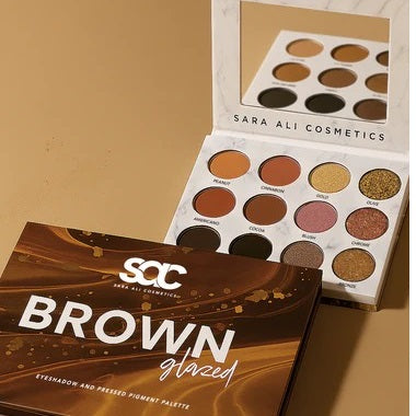 SARA ALI COSMETICS - Eyeshadow Palette - Brown Glazed