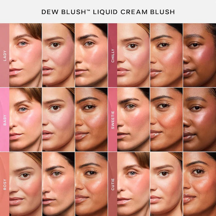SAIE - Dew Blush Blendable Liquid Blush - Chilly