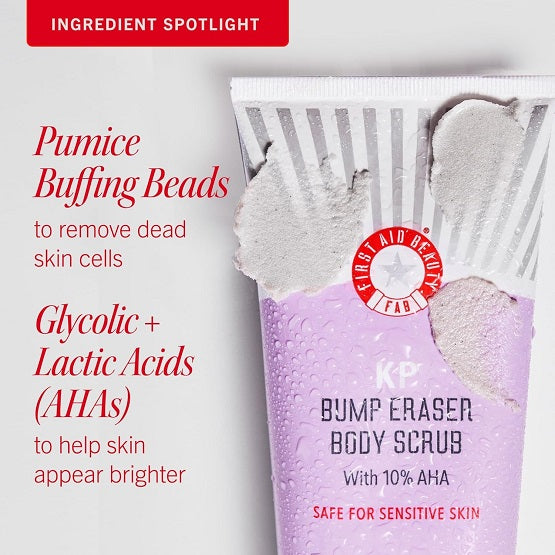 First Aid Beauty - KP Bump Eraser Body Scrub with 10% AHA - 226g